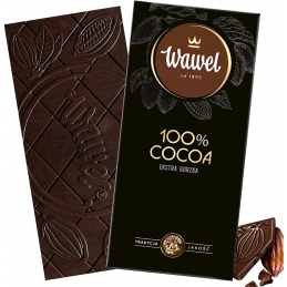 WAWEL 100% DARK CHOCOLATE 80G