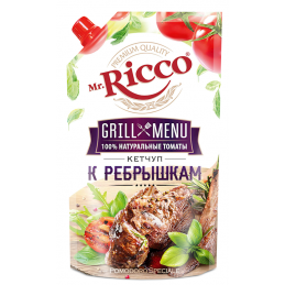 MR.RICCO KETCHUP FOR RIBS...