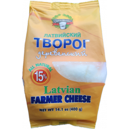 LATVIAN FARMER CHEESE 15%...