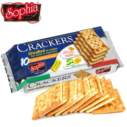 SOPHIA UNSALTED CRACKERS 250GR