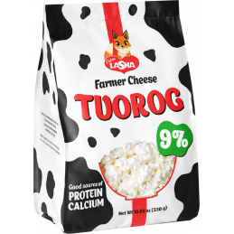 FARMER CHEESE 9% 330G LASKA