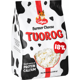 FARMER CHEESE 18% 330G LASKA