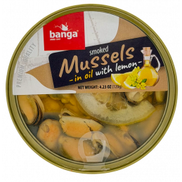 SMOKED MUSSELS IN OIL WITH...
