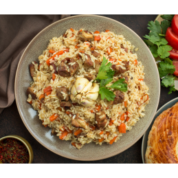 RICE PILAF WITH LAMB