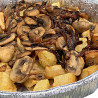 FRIED POTATOES WITH MUSHROOMS