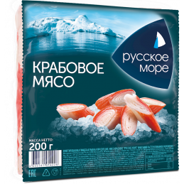CRAB MEAT 200G "RUSSKOE MORE"