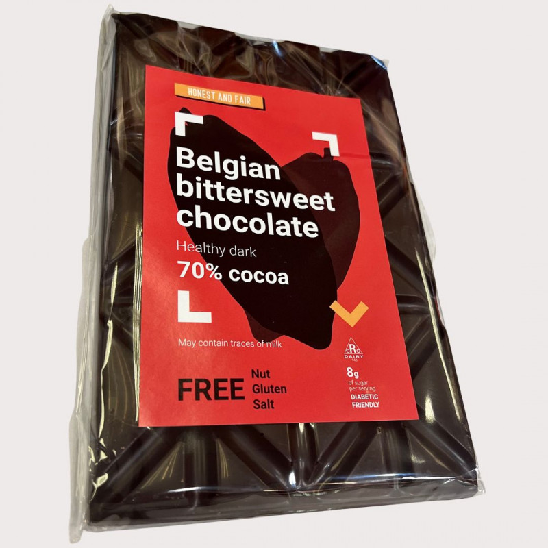 BELGIAN BITTERSWEET CHOCOLATE 70 1LB
