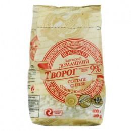 TVOROG ROKISKIO 9% 400GR
