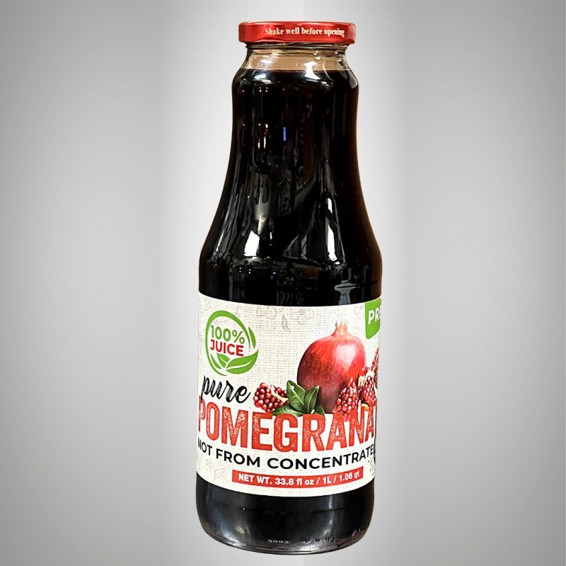 PREMIUM PURE POMEGRANATE JUICE NO SUGAR 1L