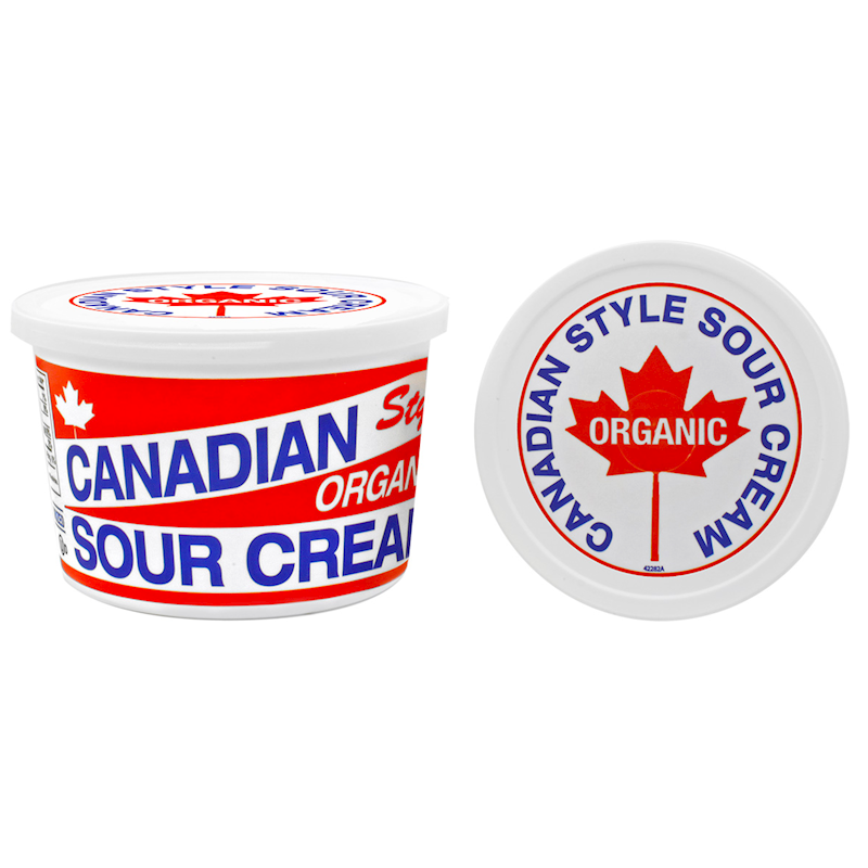 SOUR CREAM CANADIAN STYLE 454G ORGANIC   Sour Cream Canadian Style 454g Org 