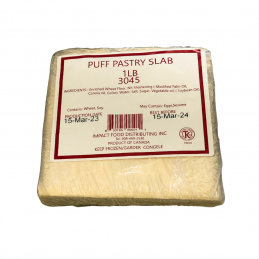 CANADIAN PUFF PASTRY SLAB 1LB