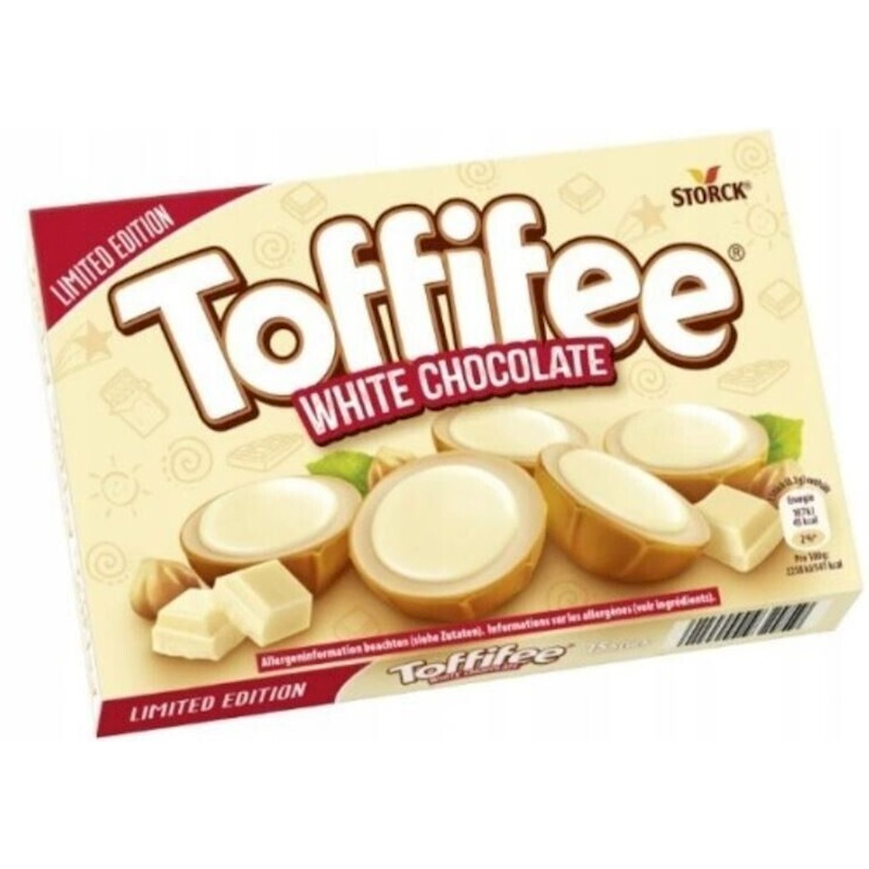 TOFFIFEE WHITE CHOCOLATE CANDY 125 GR STORCK