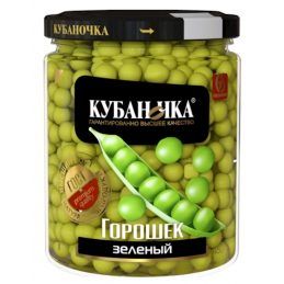 GREEN PEAS 370G KUBANOCHKA