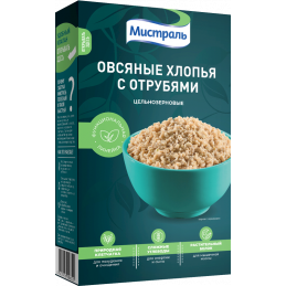 OATMEAL FLAKES W/BRAN 400G...