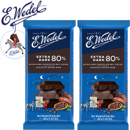 EXTRA DARK CHOCOLATE 80%...