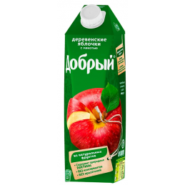 DOBRIY RED APPLE JUICE 1L