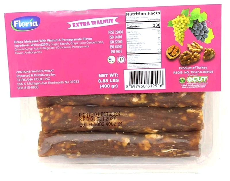 FLORIA GRAPE SAUSAGE WITH POMEGRANATE 400G