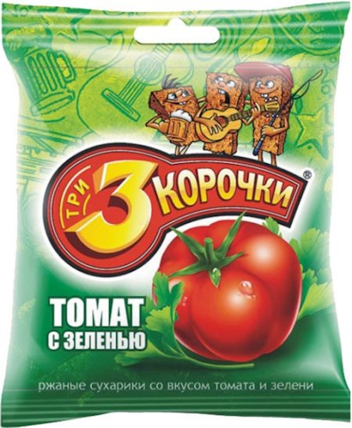 3 KOROCHKI SUHARY 100GR TOMATO
