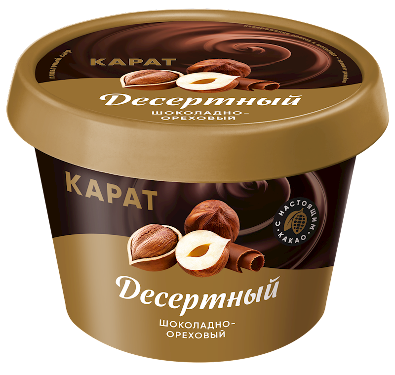 CHOCOLATE SOFT CHEESE W/NUT 30% 230G KARAT
