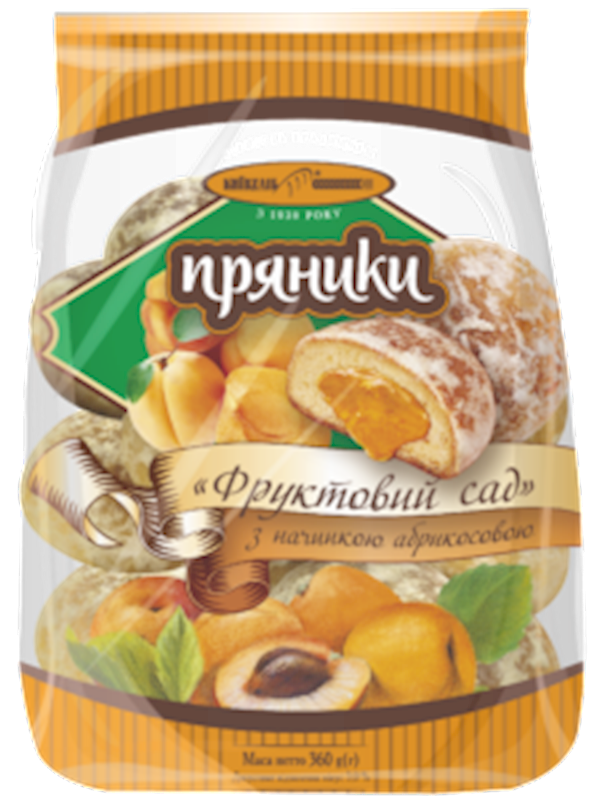 GINGERBREAD W/APRICOT 300GR KIEVHLEB